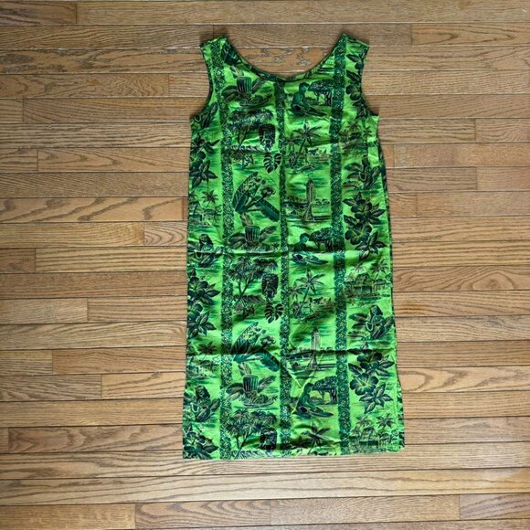 Dresses & Skirts - Vintage Made in Hawaii Tiki Luau Dress